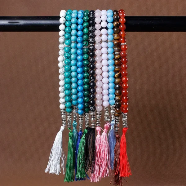 Natural Agate Stone Tasbih - Image 4