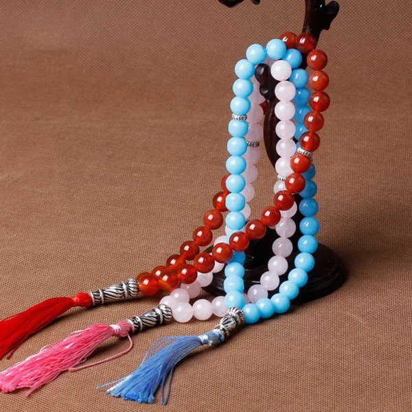 Natural Agate Stone Tasbih - Image 5