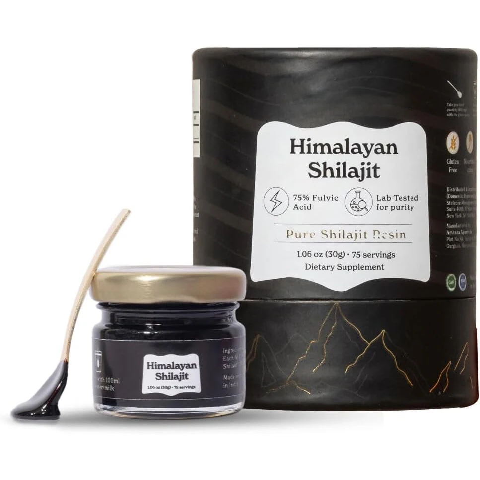 Pure Himalayan Shilajit Resin High Potency for Men & Women