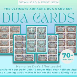 The Ultimate Adkhars Dua Card Pack